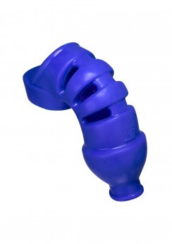Lockdown Chastity Cage Blue-2