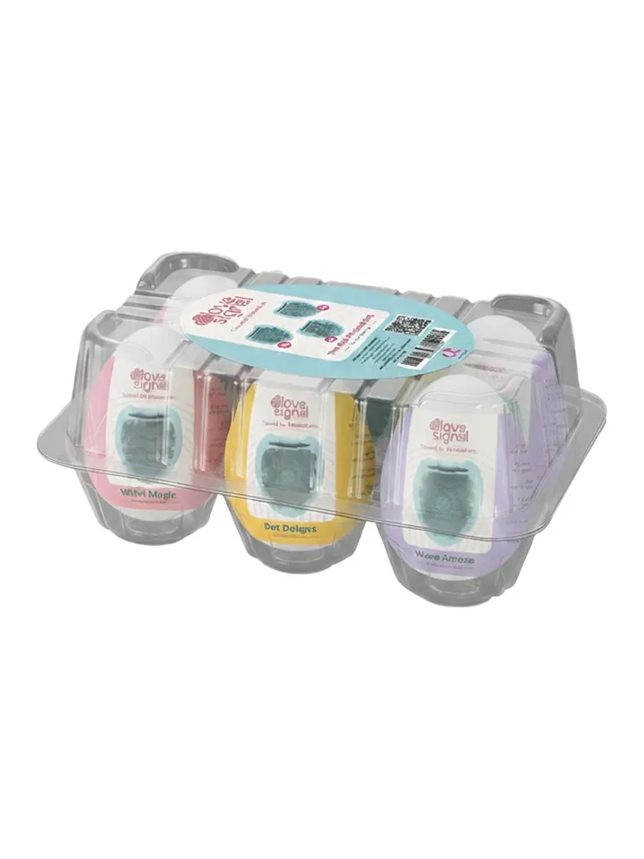 The Full Pocket Stroker Set 6-pack - Onaniägg 0