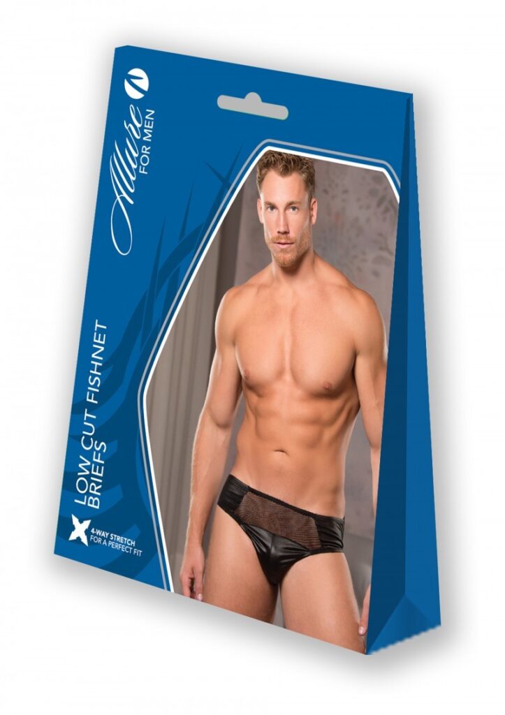 Low Cut Fishnet Briefs L/XL-4