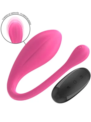 Janice U Vibrator Double Stimulation Remote - Vibrerande ägg 0