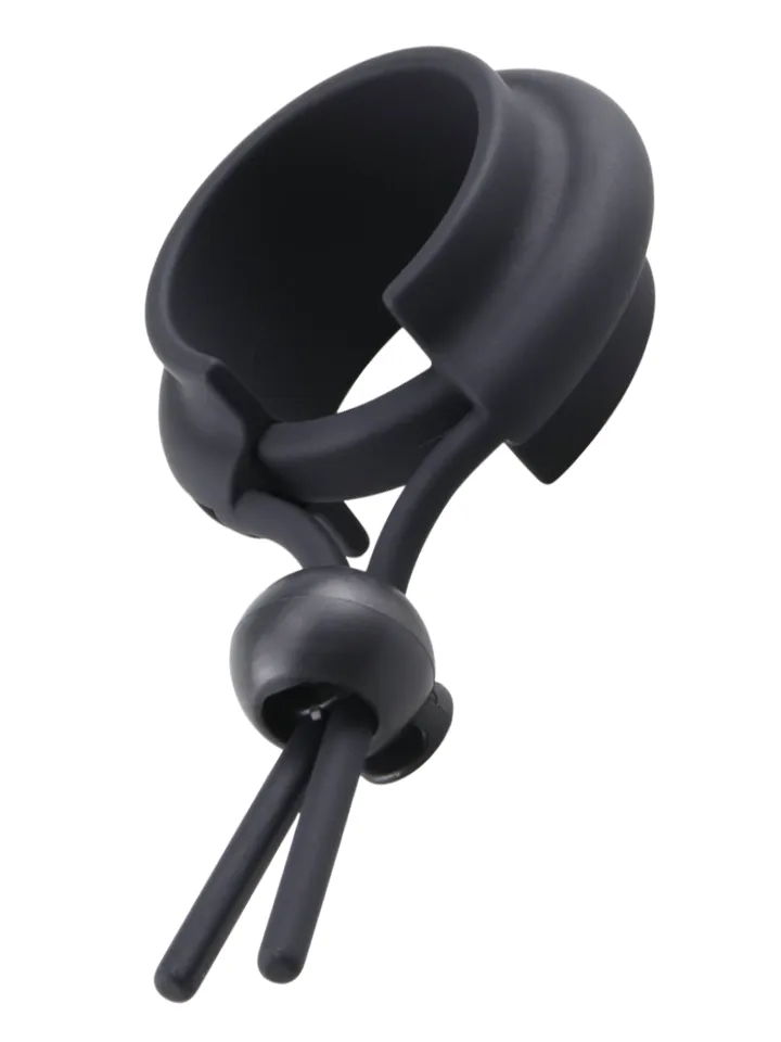 Adjustable Silicone Lasso Cockring - Penisring 0