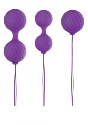 Luxe O Weighted Kegel Balls Lila-1