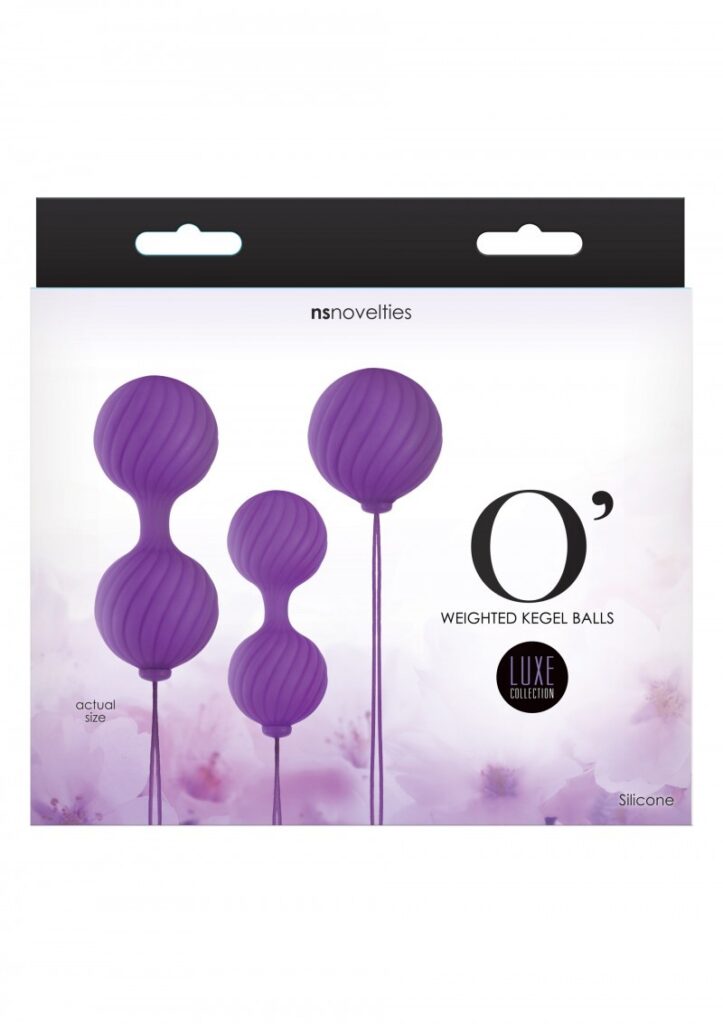 Luxe O Weighted Kegel Balls Lila-2