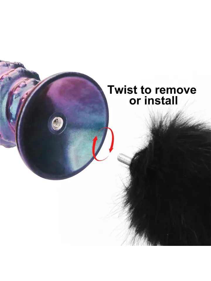 Lovetoy MystiTail Anal Plug With Tail 11 cm - Analplugg med svans 0