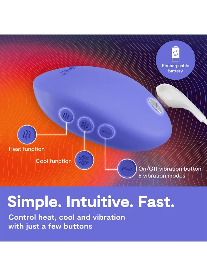 We-Vibe Temp Lavender Blue - Vibrator 0