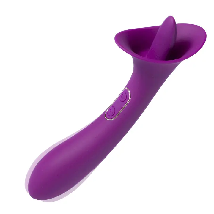 Adele Clit Licking Tongue Vibrator With G-spot Stimulator - Klitorisvibrator 0