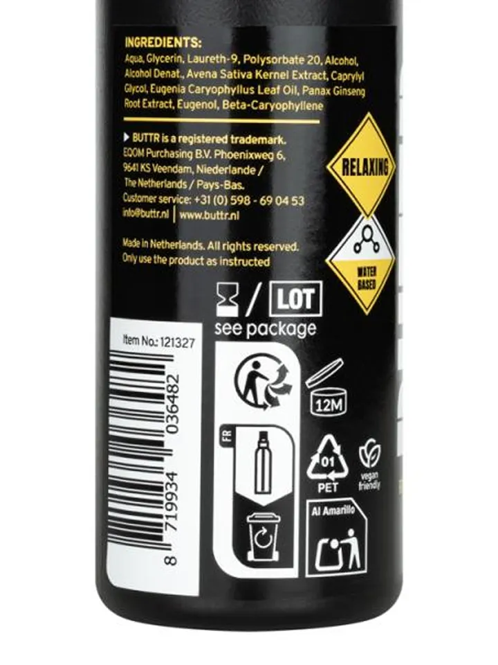 Buttr EXXtreme Relaxing Anal Spray 50ml - Avslappnande spray 0