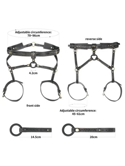 Rebellion Reign Full Body Harness - Bondage sele 0