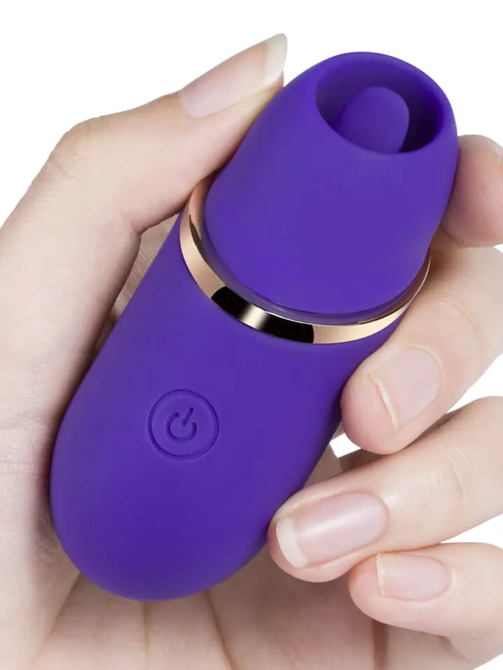 Abby Mini Clit Licking Vibrator Tongue - Klitorisstimulator 0