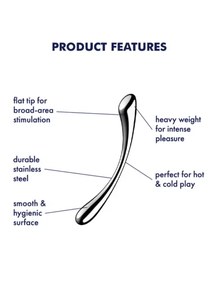 Satisfyer Cosmic Crest 1 - Ståldildo 0