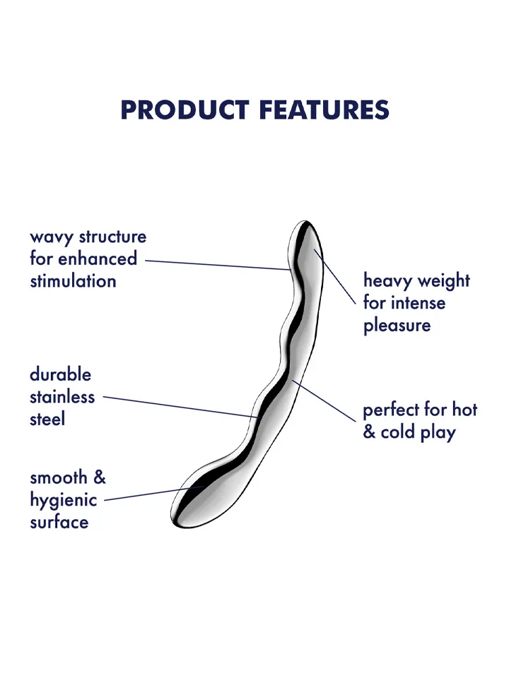 Satisfyer Cosmic Crest 2 - Ståldildo 0
