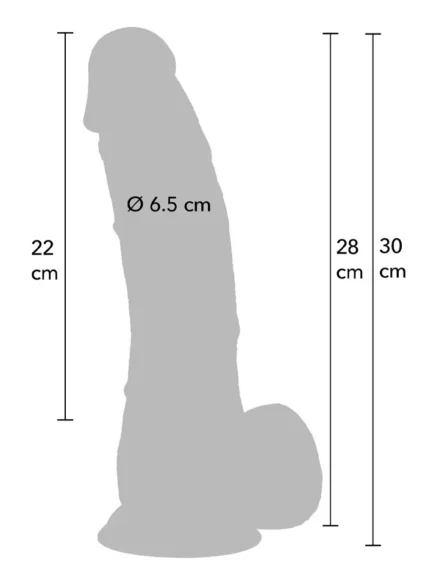 Hidden Desire Realistic Dildo 30 cm - Realistisk dildo 0