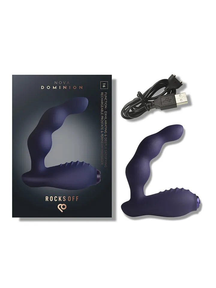 Nova Dominion Beaded P-Spot Vibrator - Prostatavibrator 0