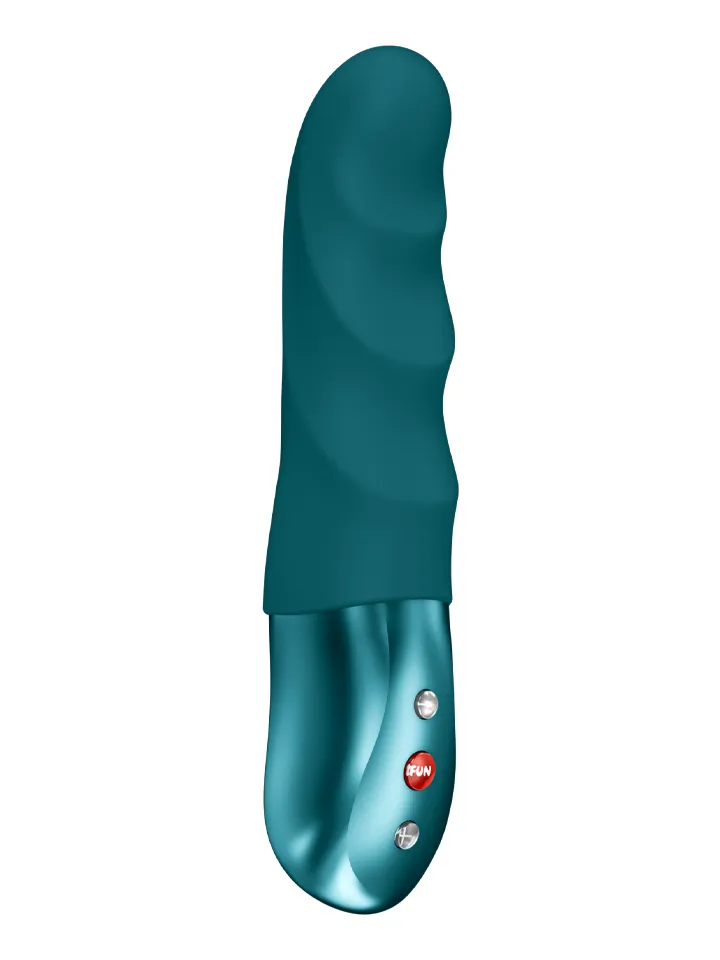 Fun Factory Stronic Petite Thrusting Pulsator Bottle Green - Dildo med vibrator 0