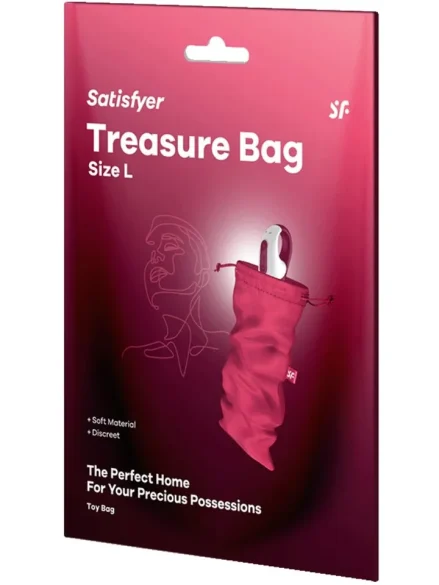 Satisfyer Treasure Toy Bag Large Pink - Förvaringspåse 0