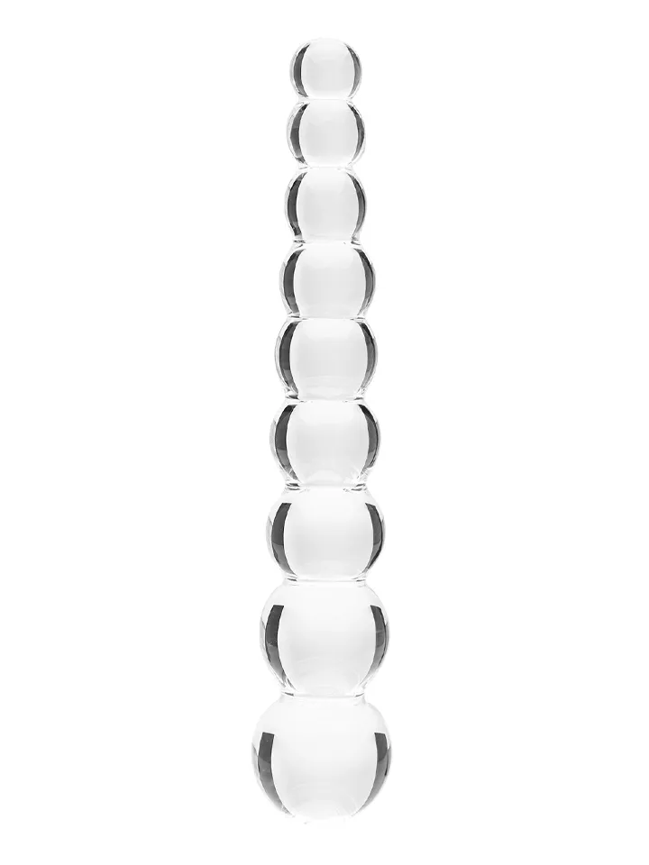 Clarity Elysian Pearls Glass Dildo - Glasdildo 0