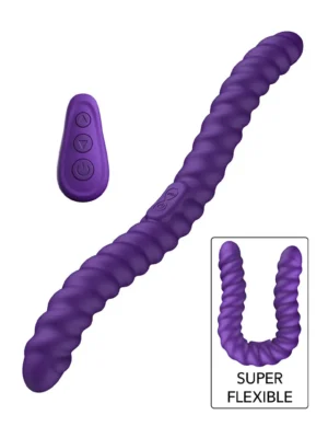 She.E.O Dual-Sided Flexible Vibrator - Dildo med vibrator 0