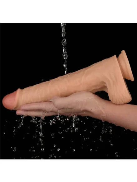 Realistic Vibrating Power Cock 28,3 cm - Dildo med vibrator 0