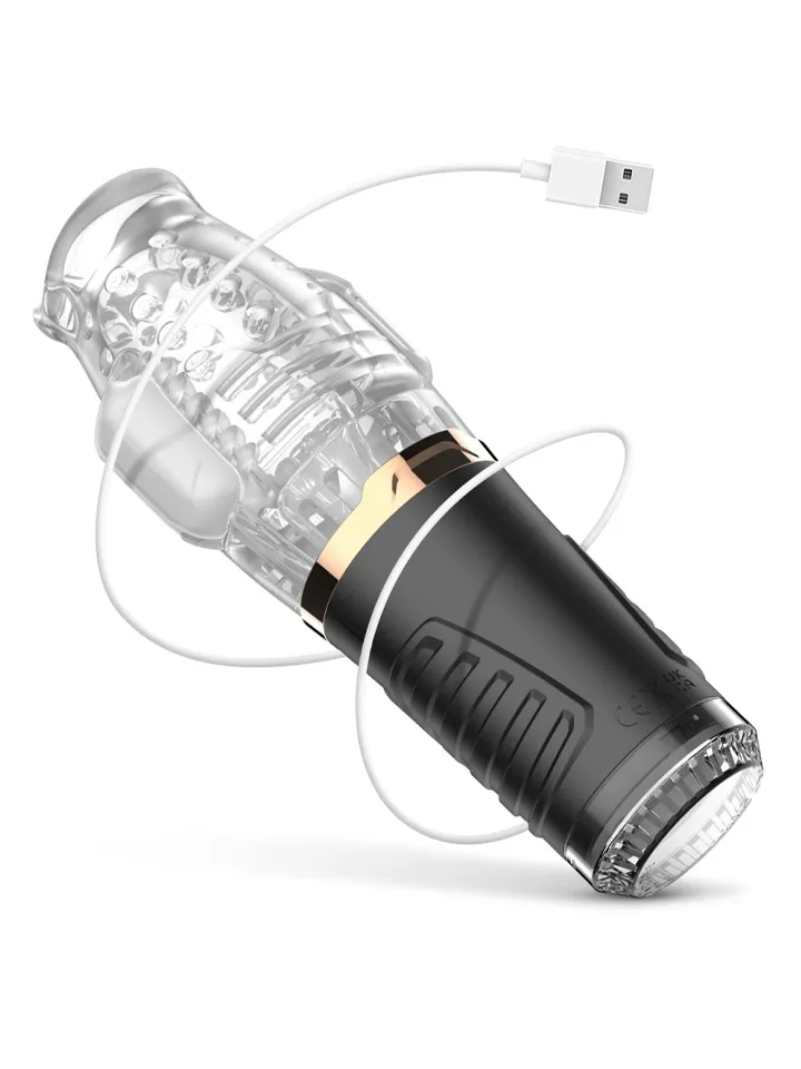 Powerful Suction, Thrusting, Vibrating & Rotations - Masturbator 0