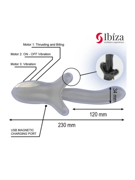 Powerful Vibrator With Thrusting & Biting Effect - Rabbitvibratorer 0