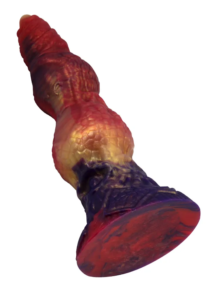 Savage Beastlord Rippled Monster Silicone Dildo 24 cm - Dragon dildo 0