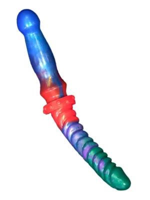 DoublePlayz Double Good Bluewy 35,5 cm - Dubbeldildo 0