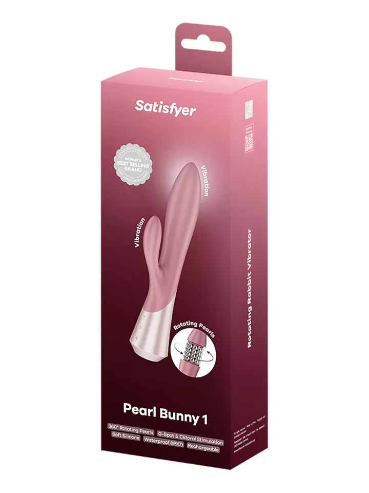 Satisfyer Pearl Bunny 1 Rabbit Vibrator With Pearls - Rabbitdildos 0