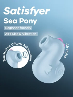 Satisfyer Sea Pony Air Pulse Vibrator - Lufttrycksvibrator 0