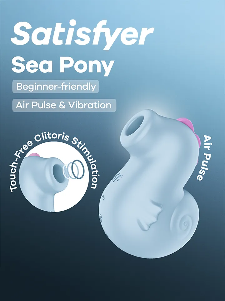 Satisfyer Sea Pony Air Pulse Vibrator - Lufttrycksvibrator 0