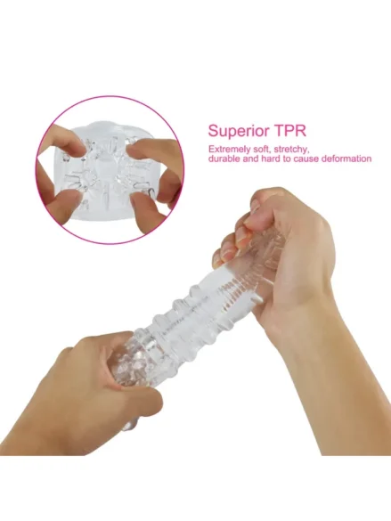 Ice Girl Clear Conical Masturbator - Stroker 0