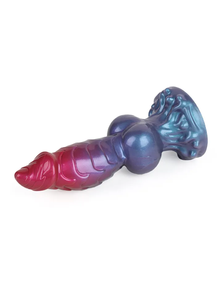 Eldritch Sentinel Rippled Monster Silicone Dildo 24 cm - Dragon dildo 0