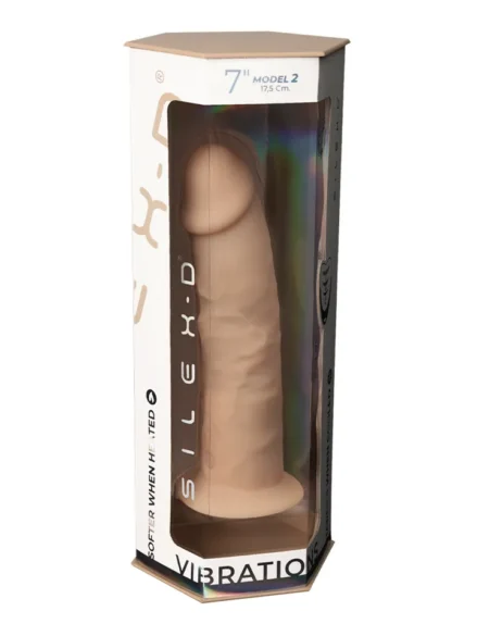 Silex-D Vibrating Dildo 17,5 cm - Dilator med vibration 0