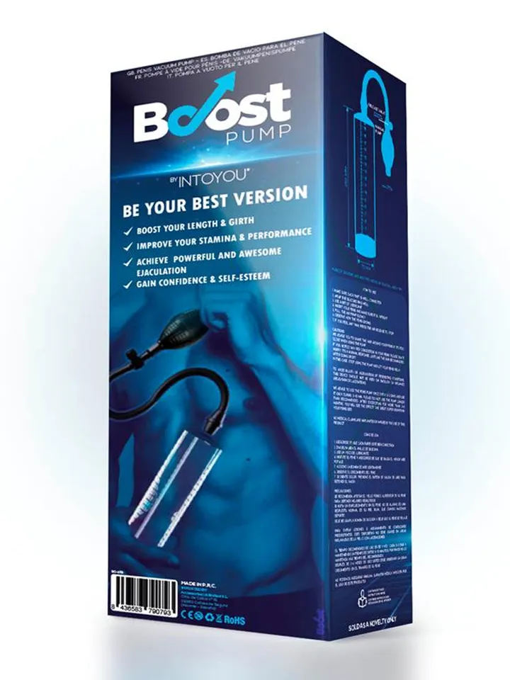 Boost Manual Penis Pump Crystal - Penispump 0