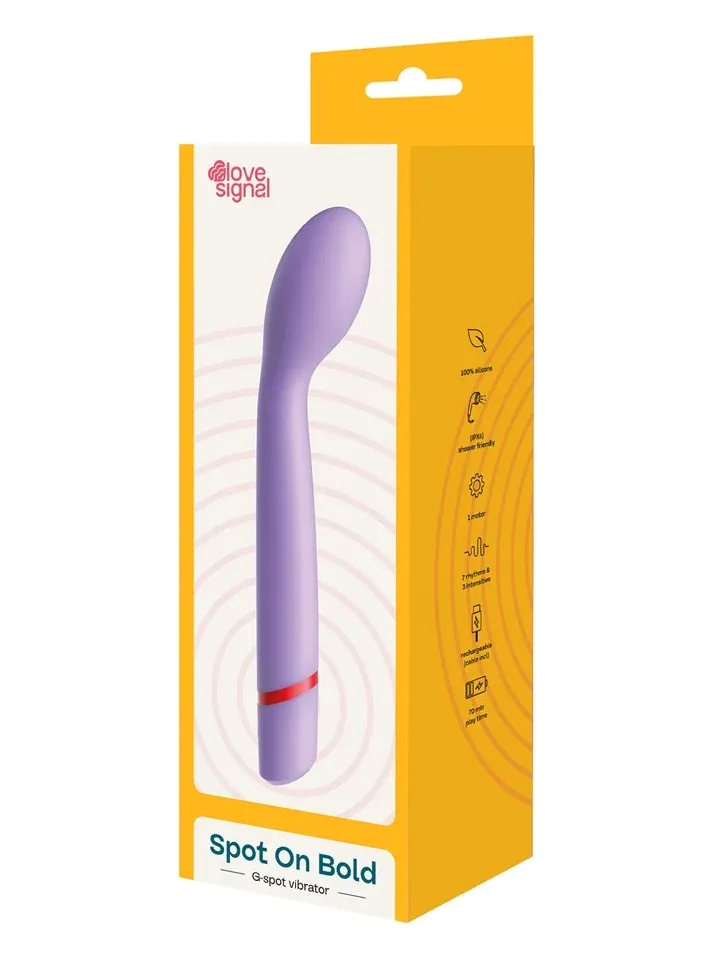 Spot On Bold G-spot Vibrator - G-punktsvibrator 0