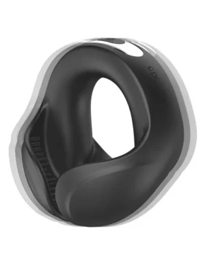 Vibrating Penis Ring With Ball Stimulation - Penisring med vibrator 0