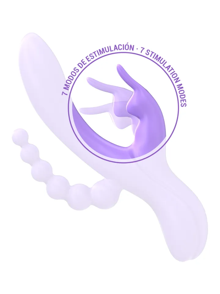 Intense Miko Triple Vibrator Rabbit & Stimulator & Anal - Rabbitvibrator 0