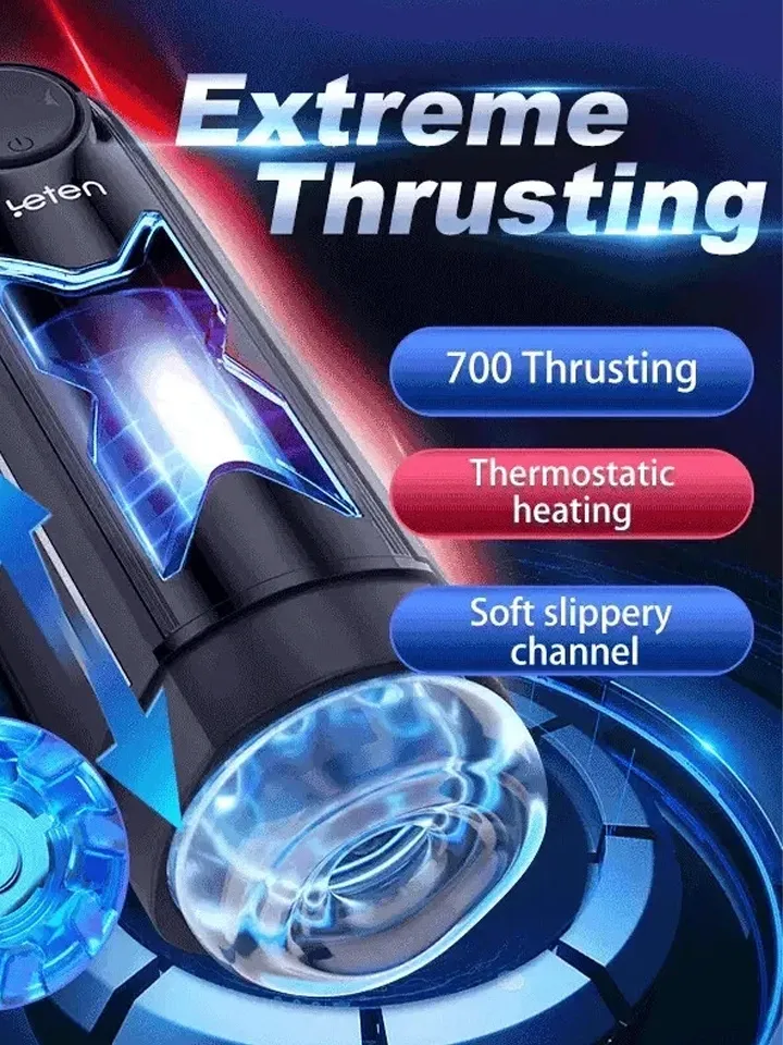 Leten X-Sped Automatic Thrusting Masturbator - Automatisk Masturbator 0
