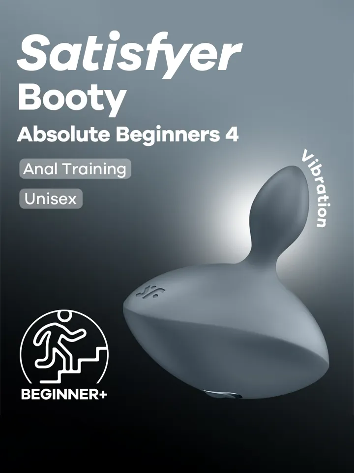 Satisfyer Booty Absolute Beginners 4 - Analplugg med vibrator 0