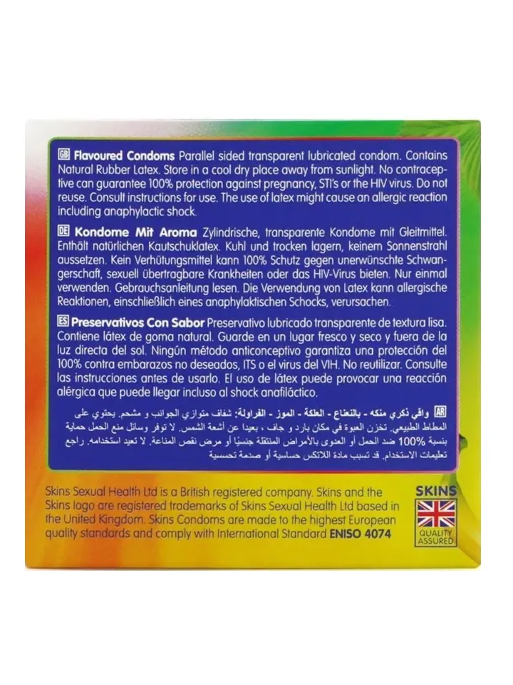 Mixed Flavored Condom 4-pack - Smaksatta kondomer 0