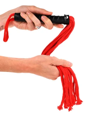 Red Rope Whip 56 cm - Flogger 0