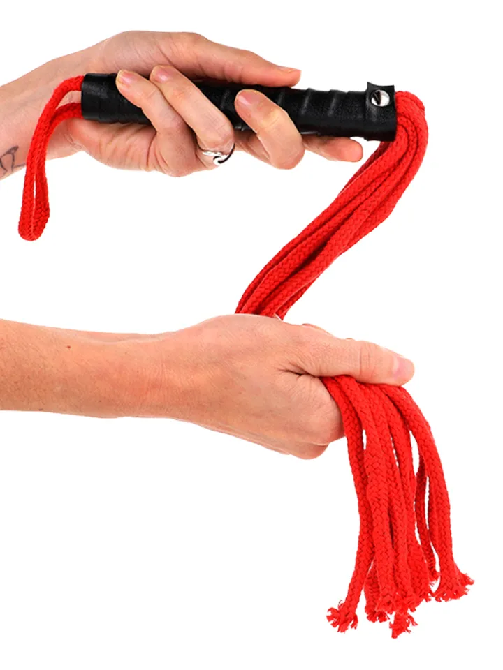 Red Rope Whip 56 cm - Flogger 0