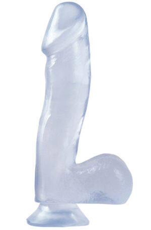 Dong With Suction Cup Transparent 16,5 cm - Dildo 0
