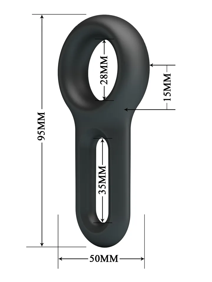 Crazy Bull Oniel Cock & Ball Ring - Penis & pungring 0