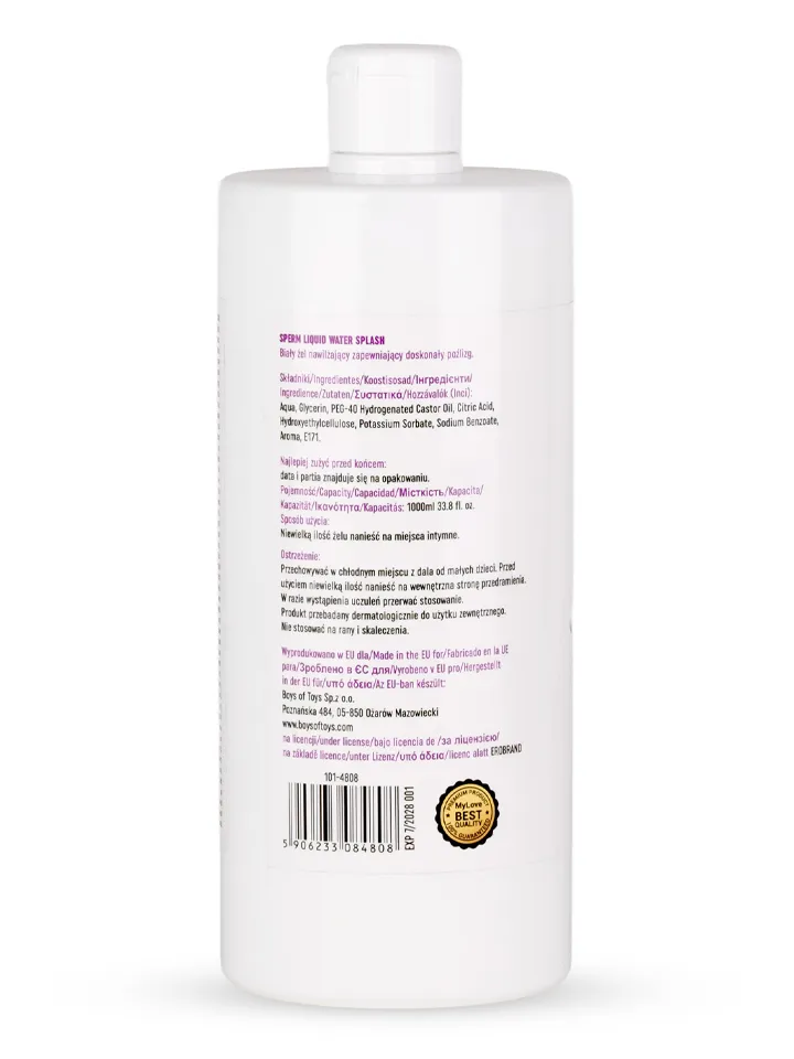 Sperm Liquid-Water-Splash 1000 ml - Fejksperma 0