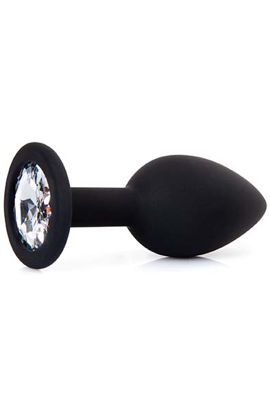 Silicone Plug With Gem Small | Uncategorized | Intimast