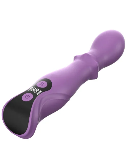 360 Triple Stimulation Vibrator LCD Display - Dildo med vibrator 4