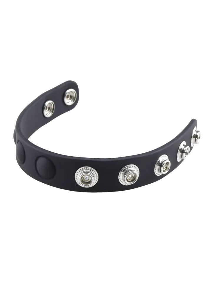 Adjustable Silicone Cock Ring Black - Penisring 3