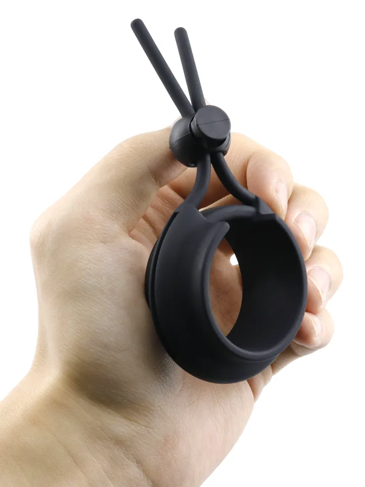 Adjustable Silicone Lasso Cockring - Penisring 3