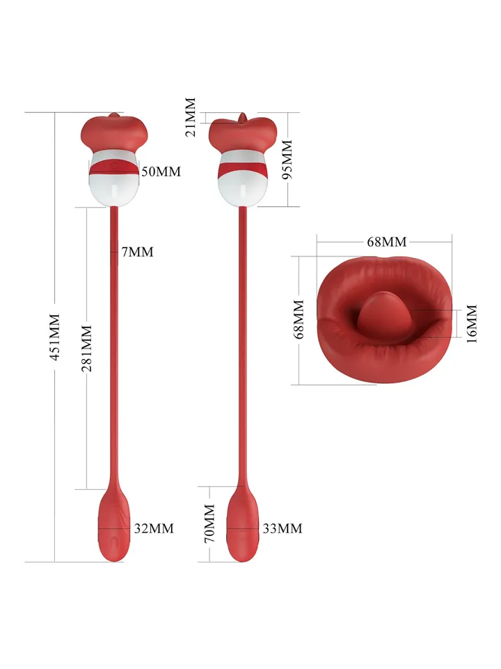 Aliyah 5 Licking & Thumping Functions - Klitorisvibrator 4