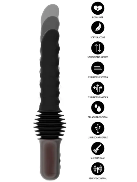 Anal Power Thrusting Vibrator - Analdildo med vibration 2